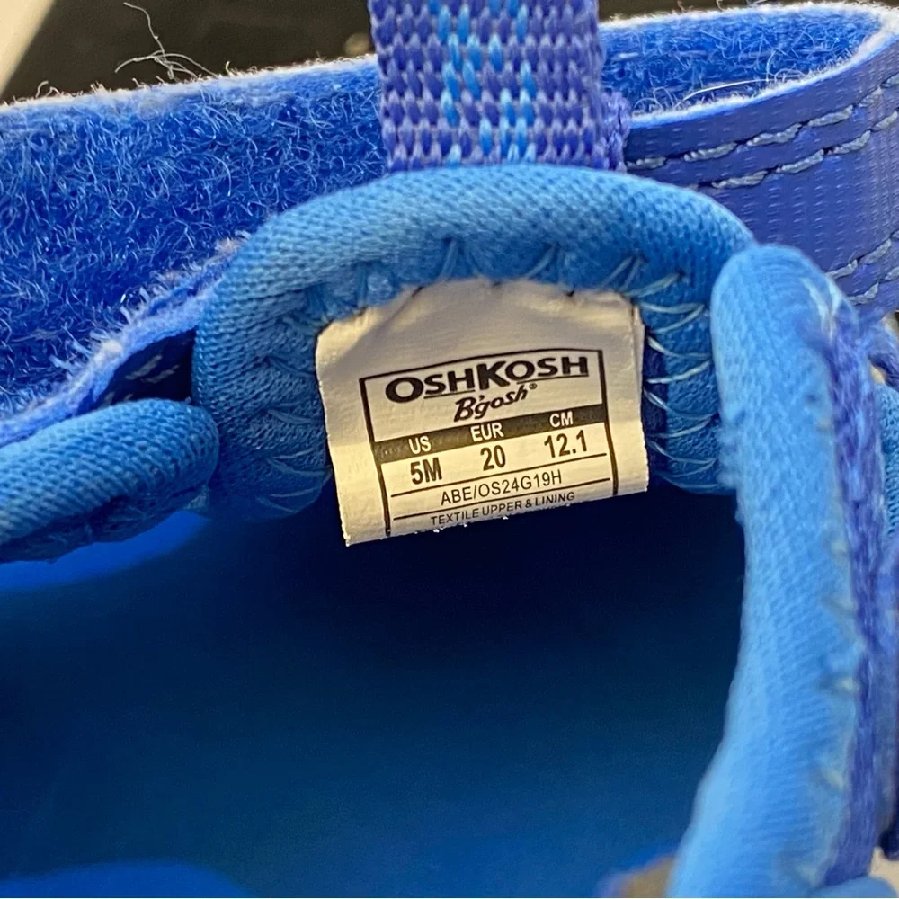 OshKosh B’gosh Washable Sport Sandals Blue Toddler Boys 5M